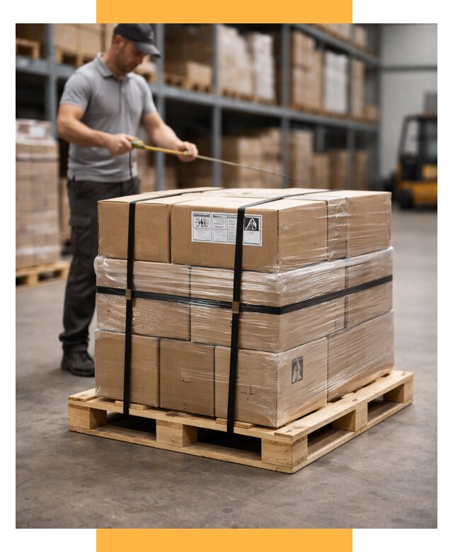 Упаковка и паллетирование грузов от 3592 р. | СетСервис-Кпс