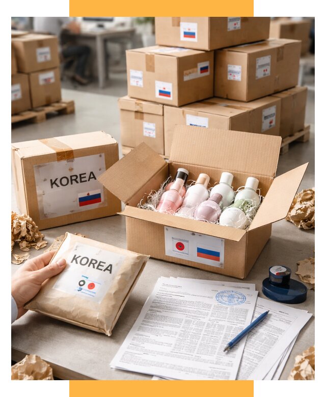 Доставка косметики из Кореи от 8724 р. под ключ | СетСервис-Кпс