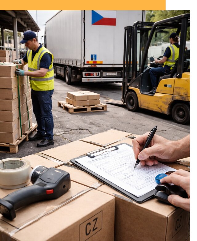 Доставка грузов в Чехию от 35921 руб, международные перевозки