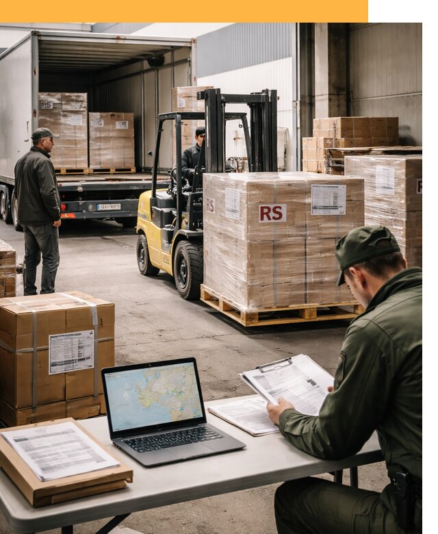 Доставка грузов в Сербию от 46184 руб, международные перевозки