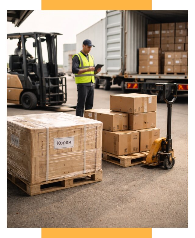 Доставка грузов в Корею из России от 35921 р. | СетСервис-Кпс