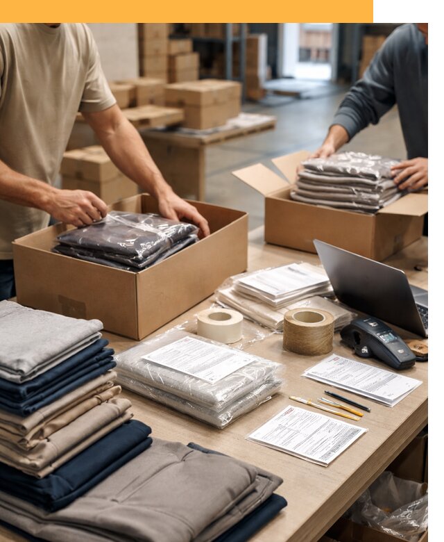 Перевозка одежды по миру от 7697 руб. с таможенным оформлением