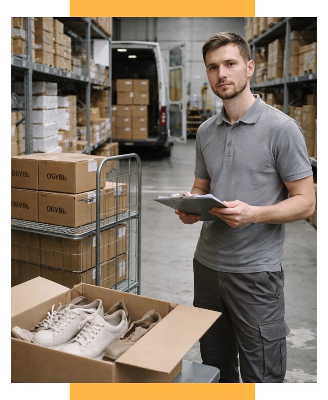 Доставка обуви из Китая и Турции от 4618 р. СетСервис-Кпс