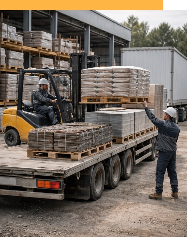 Перевозка строительных материалов по миру от 5645 руб