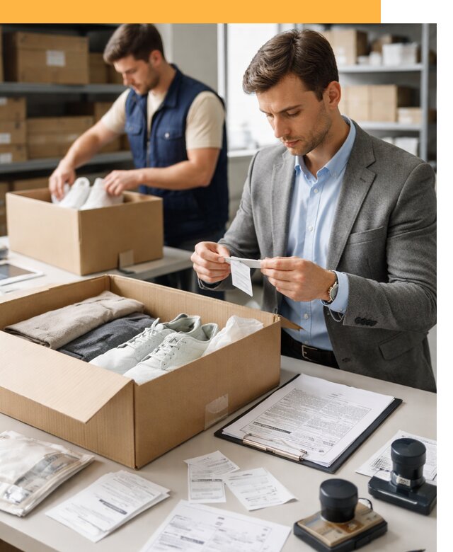 Таможенное оформление одежды и обуви по выгодной цене от 6671 руб