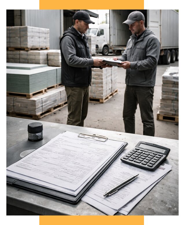Таможенное оформление стройматериалов от 8724 р. | СетСервис-Кпс