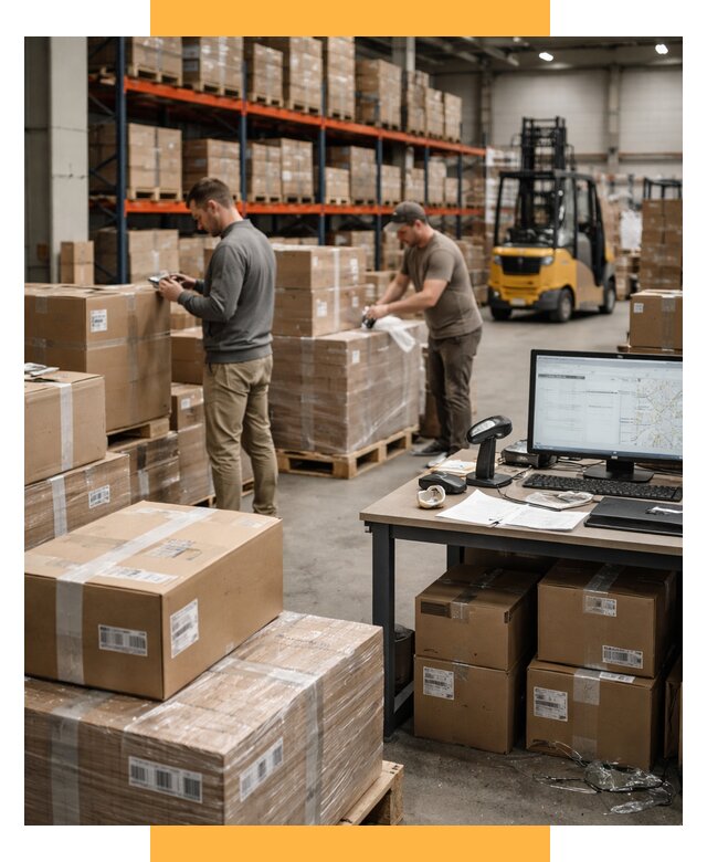 Склад консолидации в Европе от 6671 р., услуги СетСервис-Кпс